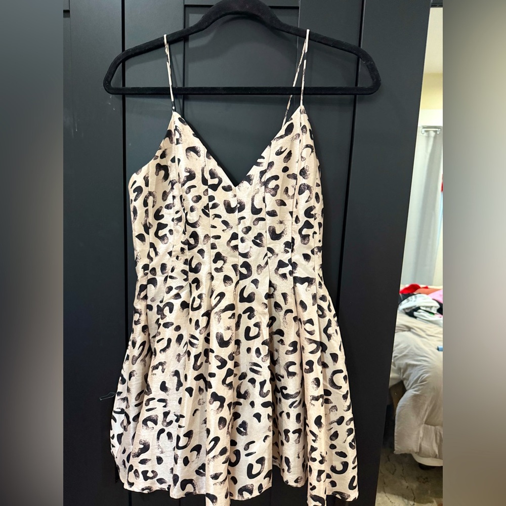 Keepsake size small leopard print romper